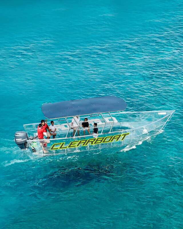 From Cancun: Glass Boat Sightseeing Trip - Beer, Guide Talk, and How the Onboard Flow Works