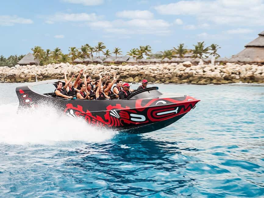 From Cancun: Xcaret Park All-Inclusive - Beaches and natural pools: where you recover between adventures