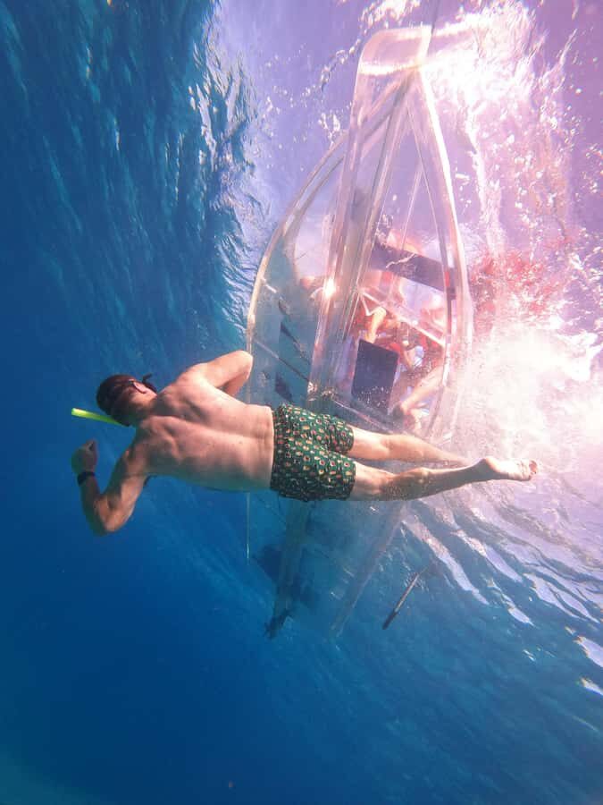 From Cozumel: Invisible Boat Snorkeling Tour - A clear boat that changes the snorkeling rules