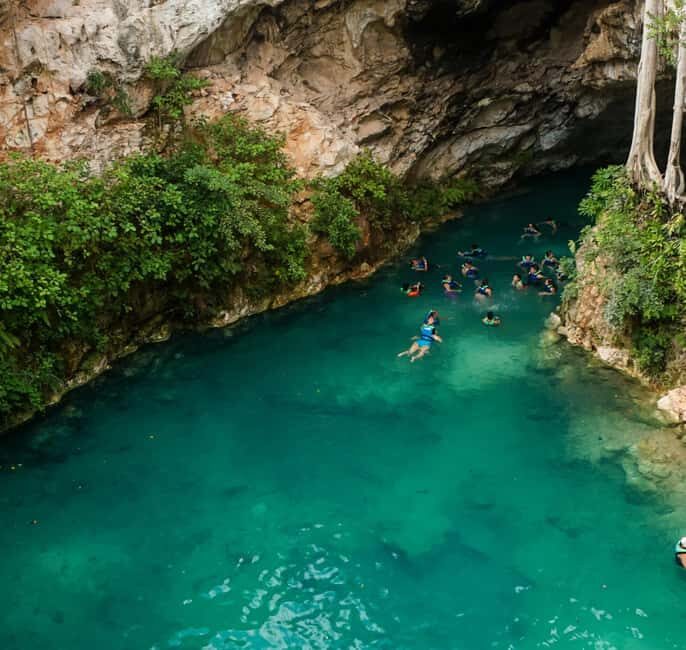 From Merida: 3 Cenotes - Where you go: Acanceh, Homun, and Cenote Santa Barbara