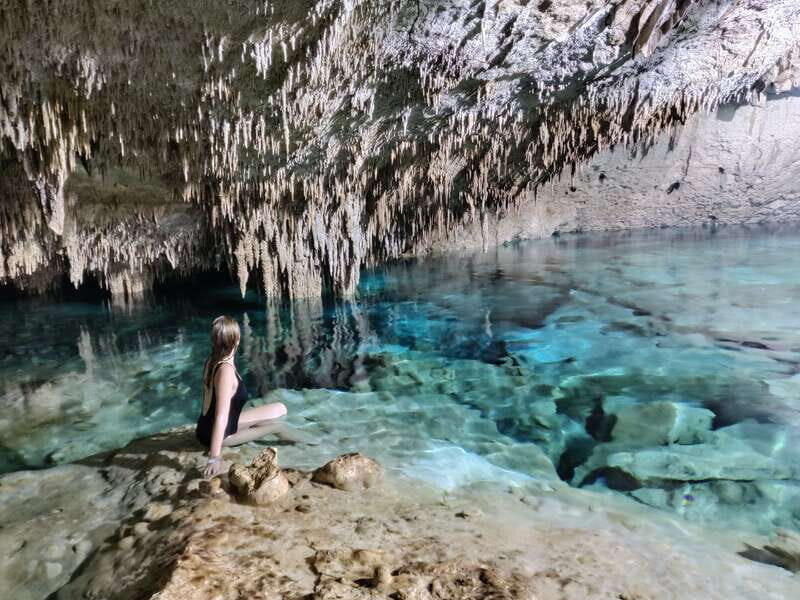 From Riviera Maya: 3 Cenotes Adventure Tour with Lunch - Casa Cenote: morning snorkeling with fish and turtles