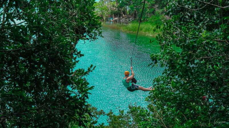 From Riviera Maya: Coba, Punta Laguna & Cenote Guided Trip - Punta Laguna Monkey Sanctuary: Walk the Jungle or Zip Through the Treetops