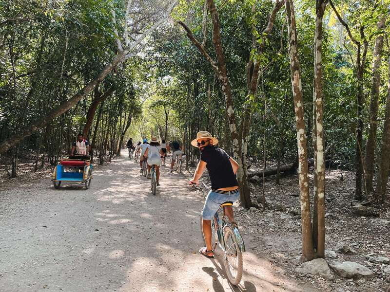 From Riviera Maya: Coba, Punta Laguna & Cenote Guided Trip - Coba Archaeological Zone: Elevated Causeways and Tall Pyramids