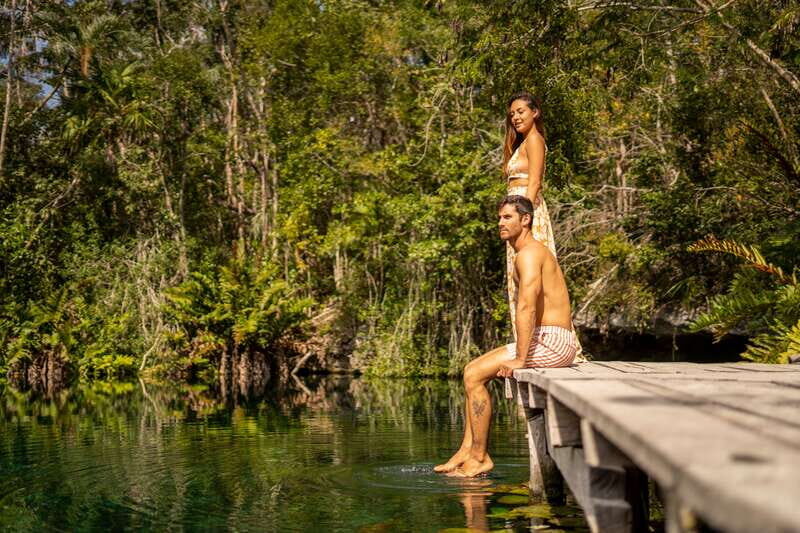 From Riviera Maya : Tulum Ruins, Cenotes & Jungle Adventure - Parque Tankah Jungle Adventure: Zip-lines, Kayaking, Snorkeling, and Cenote Water Time