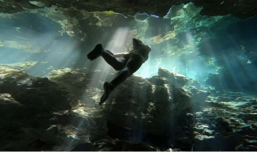 From Tulum: Tulum, Cenote and Turtle Swim Tour at Akumal - Tulum National Park: Mayan walls and Caribbean Sea viewpoints