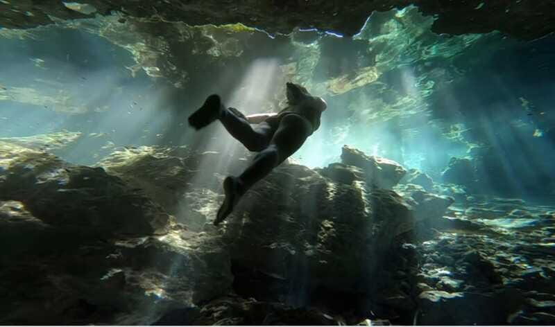 From Tulum: Tulum, Cenote and Turtle Swim Tour at Akumal - Akumal Beach snorkeling: sea turtles, fish, and reef life with a guide