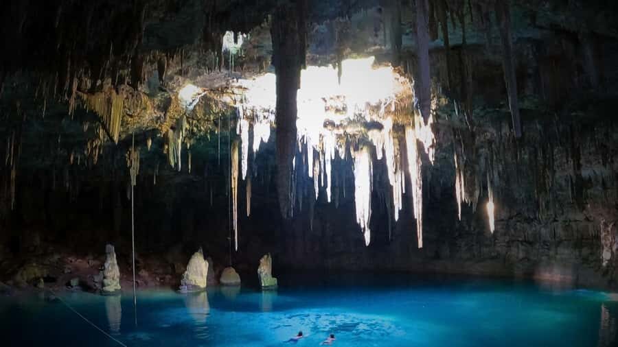 From Valladolid: Ek Balam + 2 Cenotes + Traditional Food - Morning logistics: 7:20 am pickup and private A/C transport
