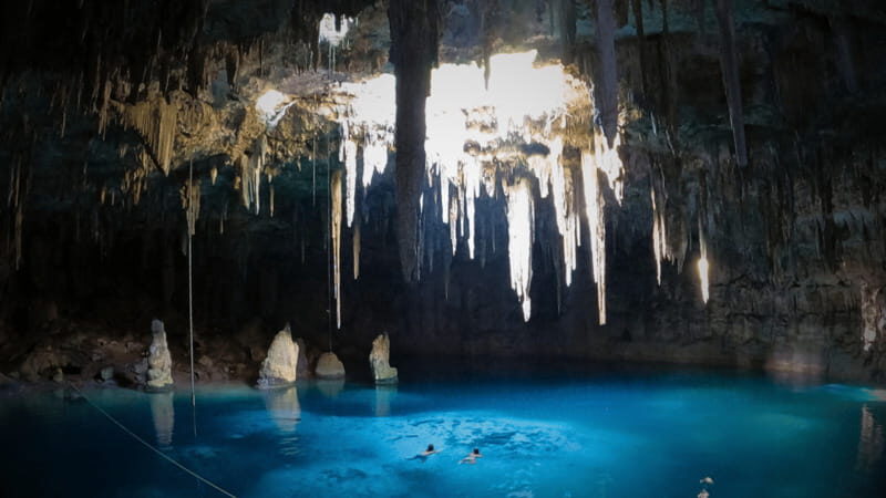 FROM VALLADOLID: VISIT EK' BALAM AND 2 CENOTES + LOCAL FOOD - Palomitas Cenote: semi-open, community-based, and cool in the best way