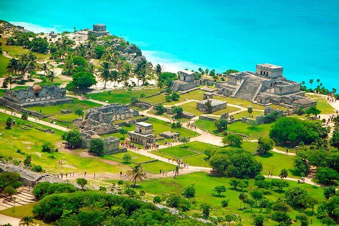 Full Day Guided Tour of Tulum and Coba, 4 places in 1 Day - Pickup, meeting points, and getting on the right bus