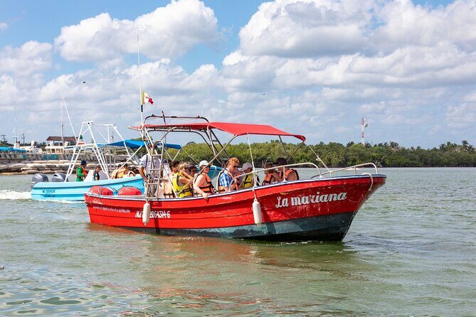 Full-Day Holbox Island Boat and Buggy Tour with Lunch - Eco resort lunch and loungers: a break in the middle