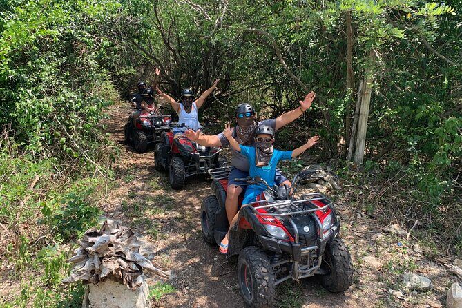 Full Day Private ATV Tour to Tequilera and Mayan Caves - Stop 1 in Cozumel: Beach Views on the Island’s Other Side