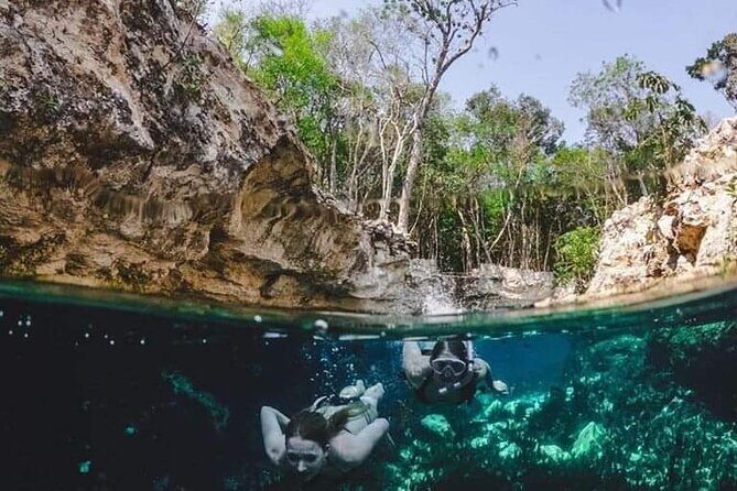 Full Day Tour to 5 Magical Cenotes in the Riviera Maya - Calle Cenote Sagrado: swim and jump time plus a real buffet setup