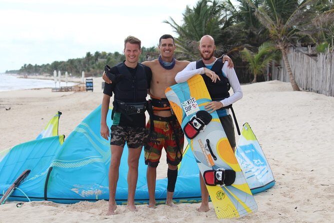 Group Kiteboarding Lesson in Tulum - Beach basics: wind window, bar safety, and self-rescue