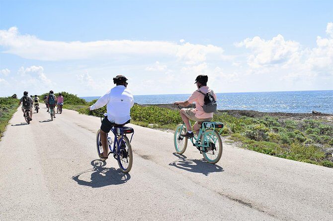 Half-Day Electric Bike Tour of Cozumel's East Side With Lunch - Along the East Shore: Bike-Only Roads, Punta Sur Area, and Photo Breaks