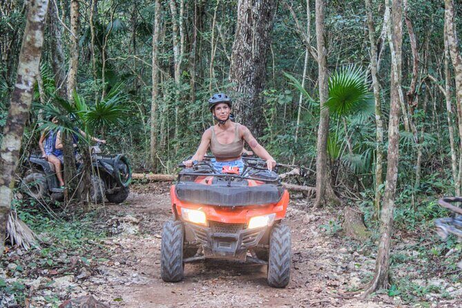 Half Day in Cancun Atvs Ziplines and Cenote Park - Hotel pickup: included in key zones, with possible timing delays