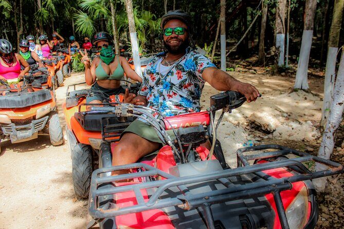 Half Day in Cancun Atvs Ziplines and Cenote Park - ATV time in the jungle: fun, but manage your expectations