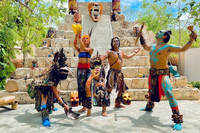 Half-Day Island Tour with Mayan Experience & Beach Break - Otoch Mayan Experience: honey, cacao-chocolate, and the purification ritual