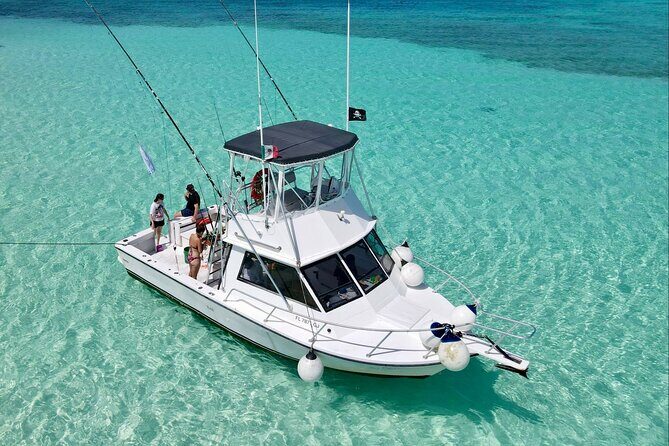 Half Day Private Fishing Charter in Cozumel - El Cielo beach and stingray snorkeling: the stop you’ll remember