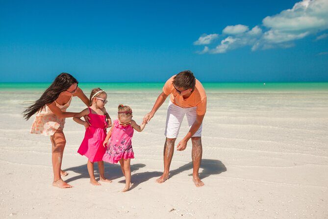 Holbox island: Boat tour & golf cart ride, Lunch and open bar - Punta Mosquito: sand, swimming, and birdwatching