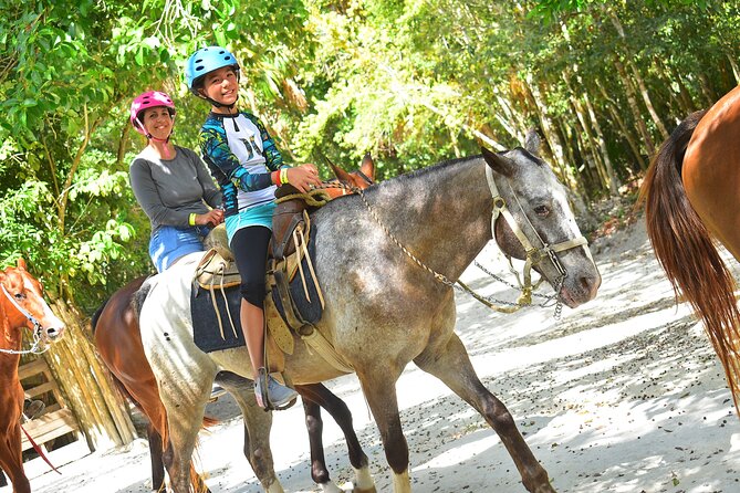 Horseback riding and ATV in the jungle, Ziplines, Cenote & Lunch - Four-In-One Jungle Adventure in Puerto Morelos