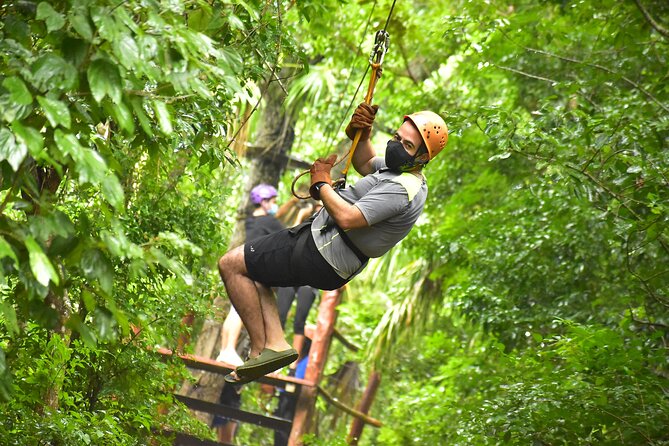 Horseback riding and ATV in the jungle, Ziplines, Cenote & Lunch - ATV Trails and Mud Climbs: Fast, Bumpy, and Fun
