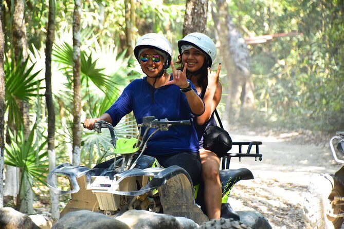 Horseback riding Tour with ATV circuit, ziplines and Cenote - A 5-hour mix of ATV, zipline, horseback, and cenote swim