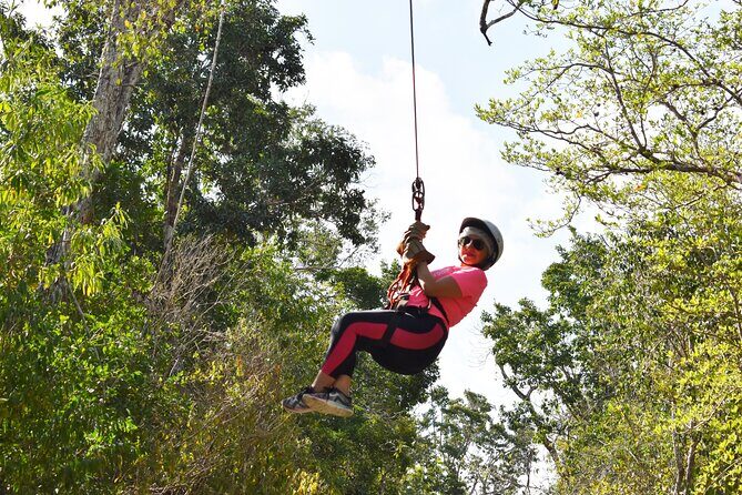 Horseback riding Tour with ATV circuit, ziplines and Cenote - Cooling down in a sacred cenote: swim time and what to pack