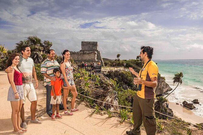Incredible Tour to Tulum! 4 sites in 1, from Cancun - Stop 1: Tulum Cliff City in 90 Minutes