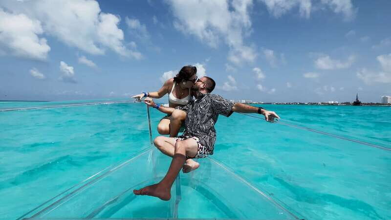 Isla Mujeres: 100% Transparent boat ride - Isla Mujeres to the reef: what you’ll actually be looking at
