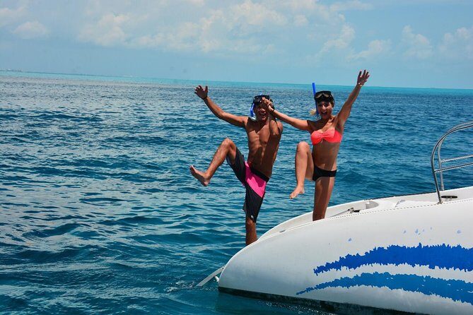 Isla Mujeres adventure by Catamaran. Snorkel, open bar and lunch - Snorkeling expectations: gear is included, but conditions decide everything
