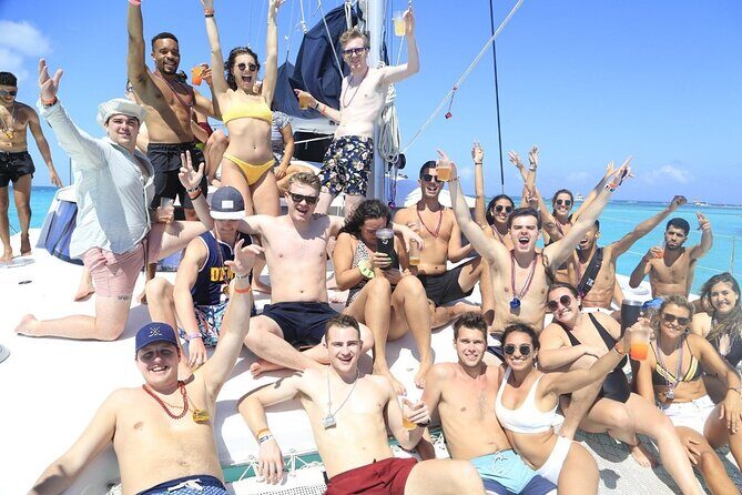 Isla Mujeres Catamaran! Party & Premier Beach Club (Adults Only) - Lunch, Wine, and Optional Kayak or Paddleboard Fun