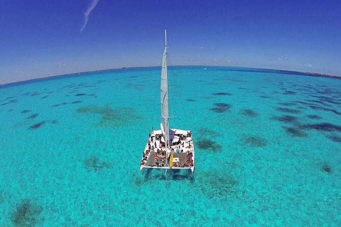 Isla Mujeres Catamaran Tour with Snorkeling at MUSA, Buffet Lunch & Open Bar - MUSA snorkeling: art that becomes reef (and how to find it)