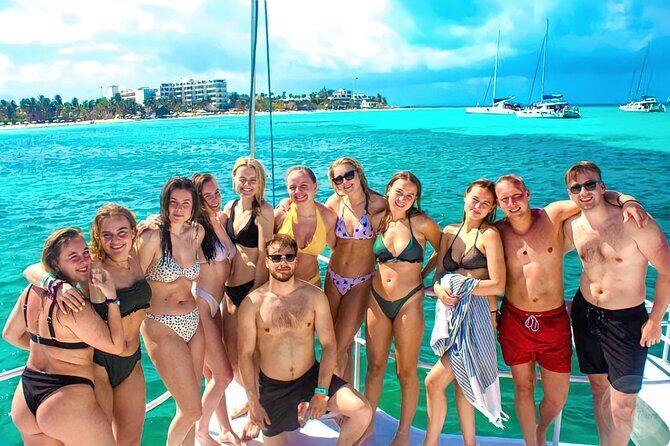 Isla Mujeres Catamaran Unlimited! from Cancun & Playa del Carmen - The first water stop: Punta Sam Reef snorkeling