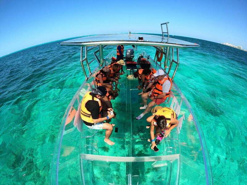 Isla Mujeres: Excursion Crystal Boat Tour at the Caribbean - Key highlights to know before you go