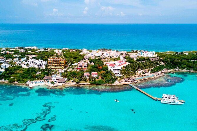 Isla Mujeres on luxury catamaran with snorkel, open bar and lunch - From Marina Cancun To El Meco: Snorkel With Sculpture Views