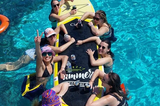 Isla Mujeres Private Catamaran, Cruising, Snorkeling having Fun!! - Stop 3: North side sailing + Playa Norte drinks and beach views