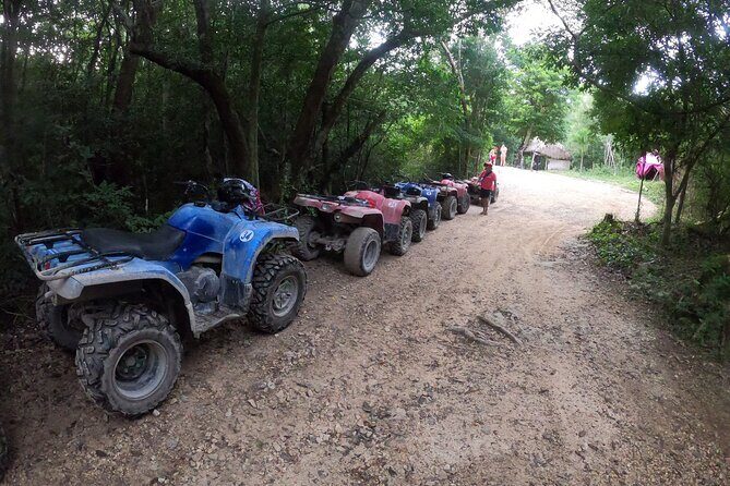 Jungle ATV Adventure: Unveiling Akumal's Enchanting Cenotes - La Gran Cueva: stalactites, rock formations, and 200 meters of cave time