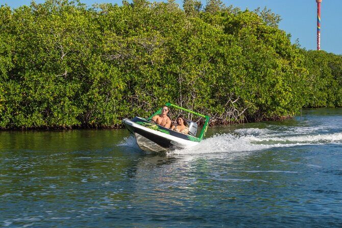 Jungle Tour Adventure Cancun: Jungle Tour Cancun Explore - Stop 2 in Nichupté: Mangroves, Channels, and Spotting Nature From the Water