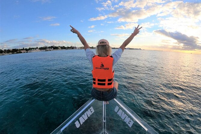 Live Cancun from our Transparent Boat - A Transparent-Boat Look at Nichupte Lagoon and the Reef