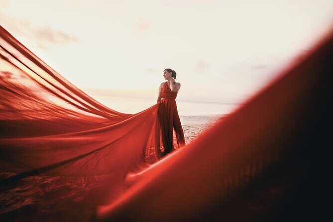 Luxurious Flying Dress Photoshoot in Riviera Maya - Meeting at Playa Punta Esmeralda and the pre-session flow