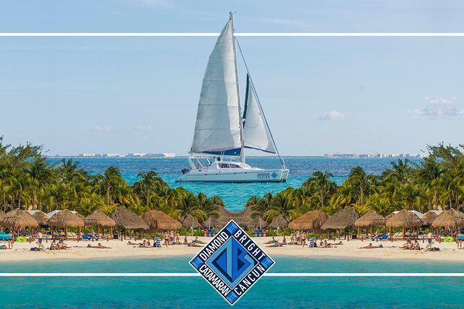 Luxury Catamaran tour to Isla Mujeres with transportation from Playa del Carmen - Stop at Isla Mujeres: Playa Norte swimming and reef snorkeling setup