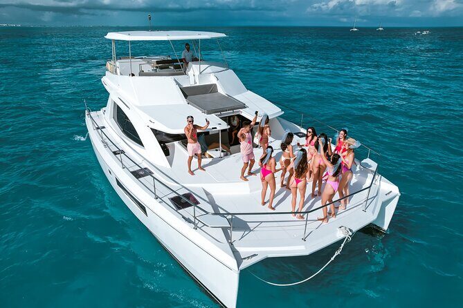 Luxury Private Bachelorette Yacht – 51' Leopard Tulum - The crew’s party-and-safety balance (Isa, Emma, Santiago, and more)
