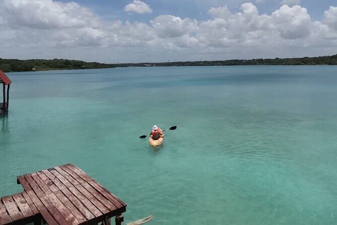 Magical Bacalar Full Day Tour - The lagoon pontoon tour: Bruja cenote, Isla de los Pájaros, and Canal de los Piratas