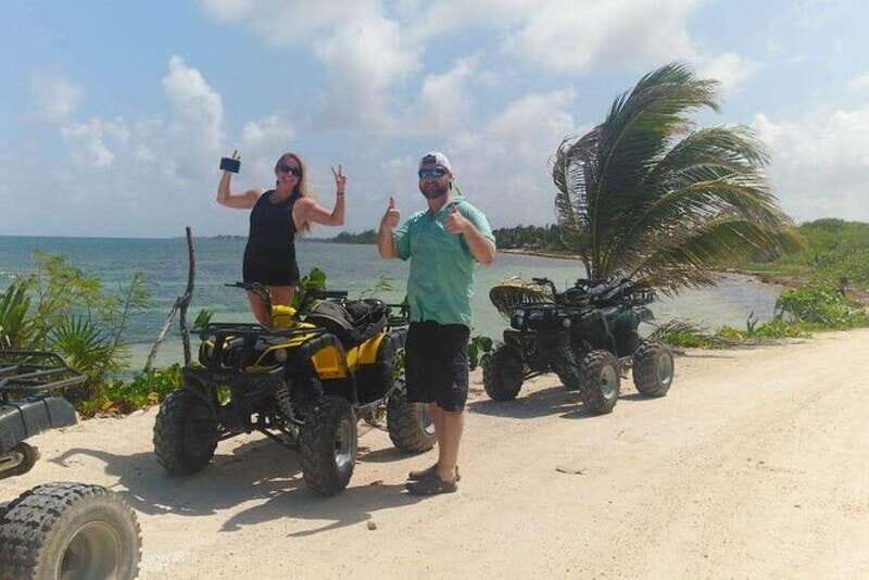 Mahahual: ATV Adventure & Open Bar Beach Day with Lunch - ATV + beach club in Mahahual: the real value of this combo