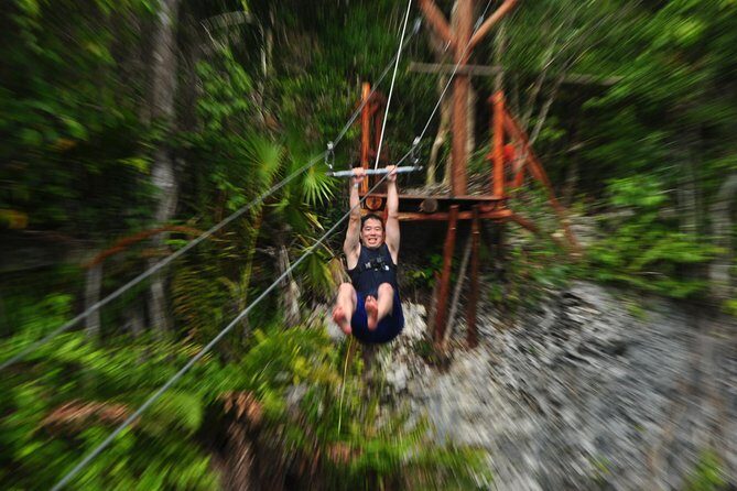 Mayan Adventure Snorkeling Tour from Cancun - Jungle cenote morning: zip line, high platform, and cave-style snorkeling