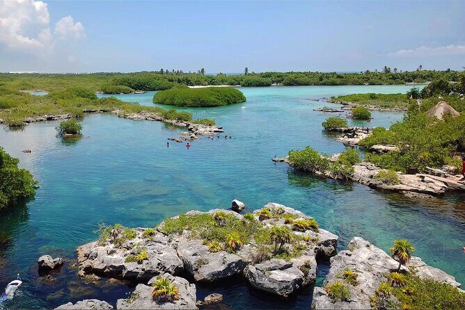 Mayan Adventure Snorkeling Tour from Cancun - Walking segments, mosquito management, and why water shoes matter
