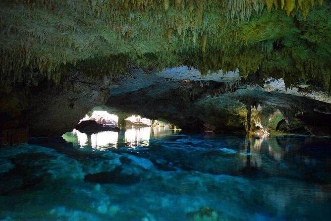 Mayan Adventure Snorkeling Tour from Cancun - Final stop: ocean inlet snorkeling with fins and formations