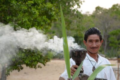 Mayan Ceremonial Night from Cancun and Riviera Maya - Dos Palmas: forest time and day-to-day Maya life
