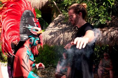 Mayan Ritual + Speed Boat Tour + Snacks - Stop 2 on Laguna Nichupté: speedboat ride and snorkel time in changing conditions