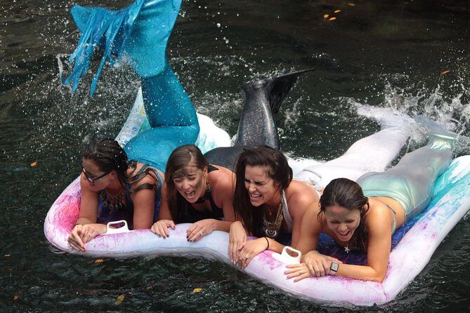 Mermaid for a Day Adventure - Water Time Setup: Swim Mask, Floats, Pool Noodles, and Lagoon Options